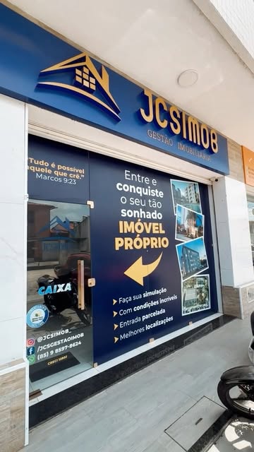 Fachada da loja da JCSIMOB em Fortaleza